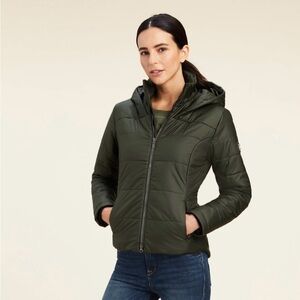 Ariat puffer jacket - army green XL
